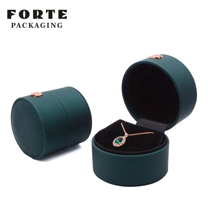 

FORTE round jewelry packaging boxes ring earings 'jewlery' gift boxes for 'jewels'