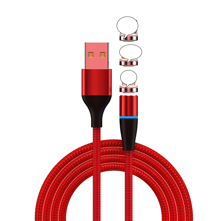 On stock type - c 3 in 1 braided charger charging magnetic usb magnet usb cable - ANKUX.COM