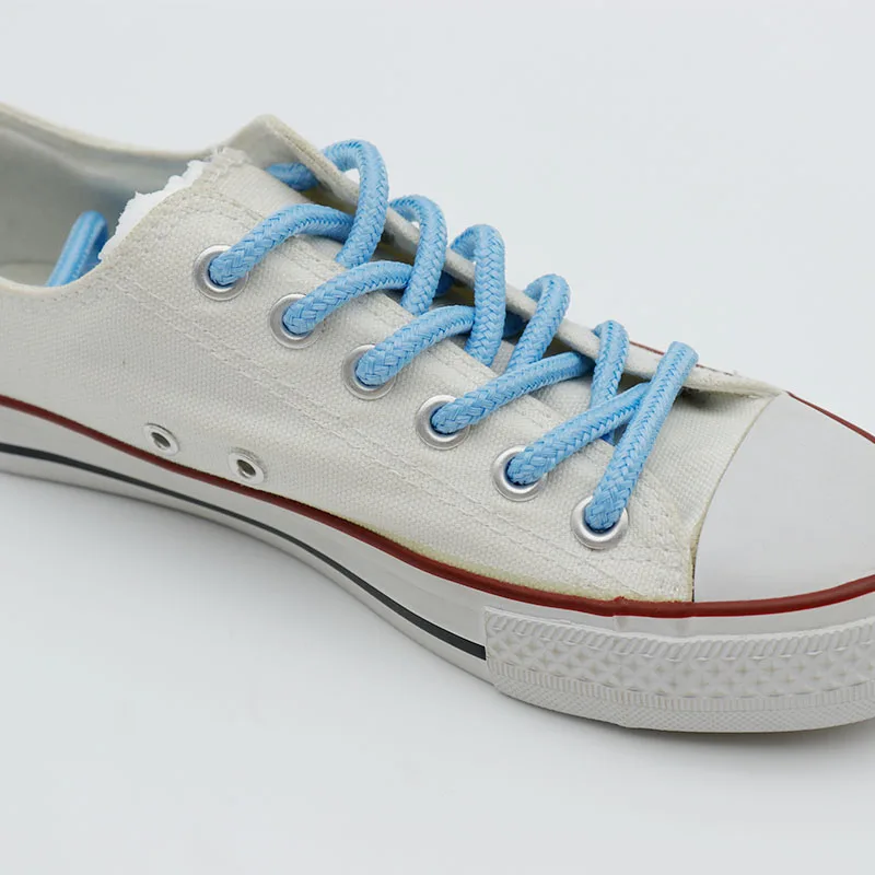 

Weiou Manufacturer Round Polyester Draw Cord Support Custom Length And Color Round Rope Pure Color Shoe Laces
