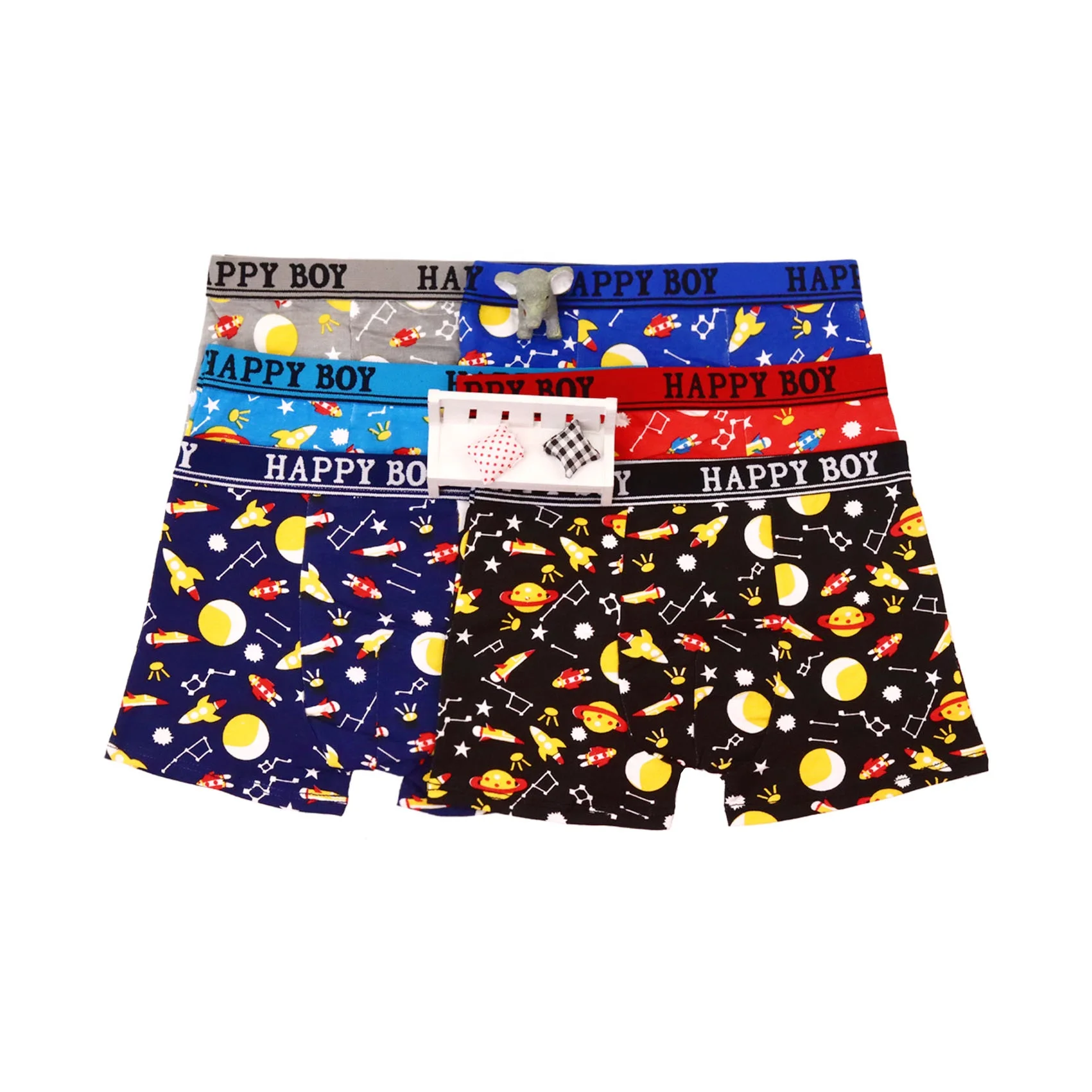

Children's Spandex / Cotton Boyshorts Breathable Everyday Panties Underwear Boys Boxer Briefs