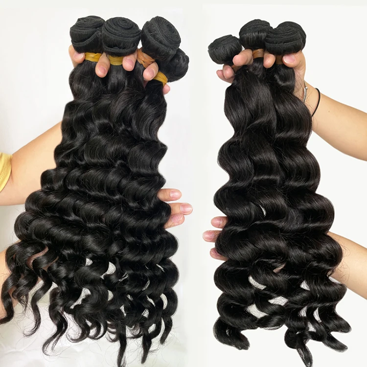 

hair bundles 10a 100% human hair bundles loose deep wave bundle