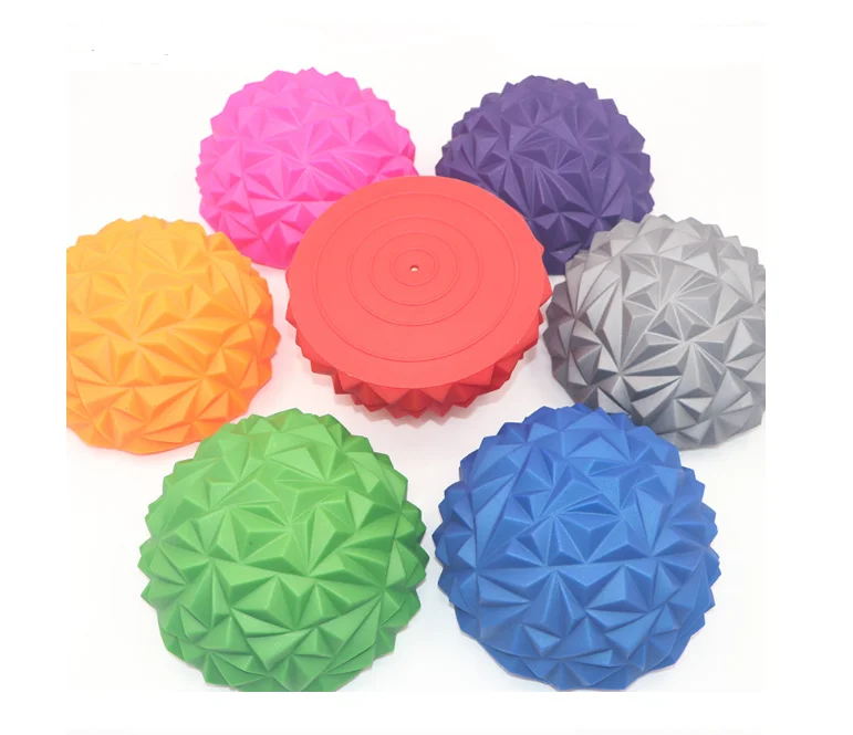 

Gym Workout fitness strength Exercise stability yoga training half balance ball, Customized colors
