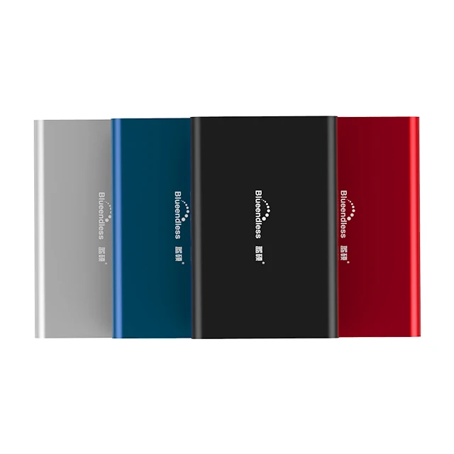 

External Portable Hard Drive 2.5Inch Hdd Enclosure Usb3.0 Internal Hard Disk Sata 500Gb 1Tb 2Tb, Black silver
