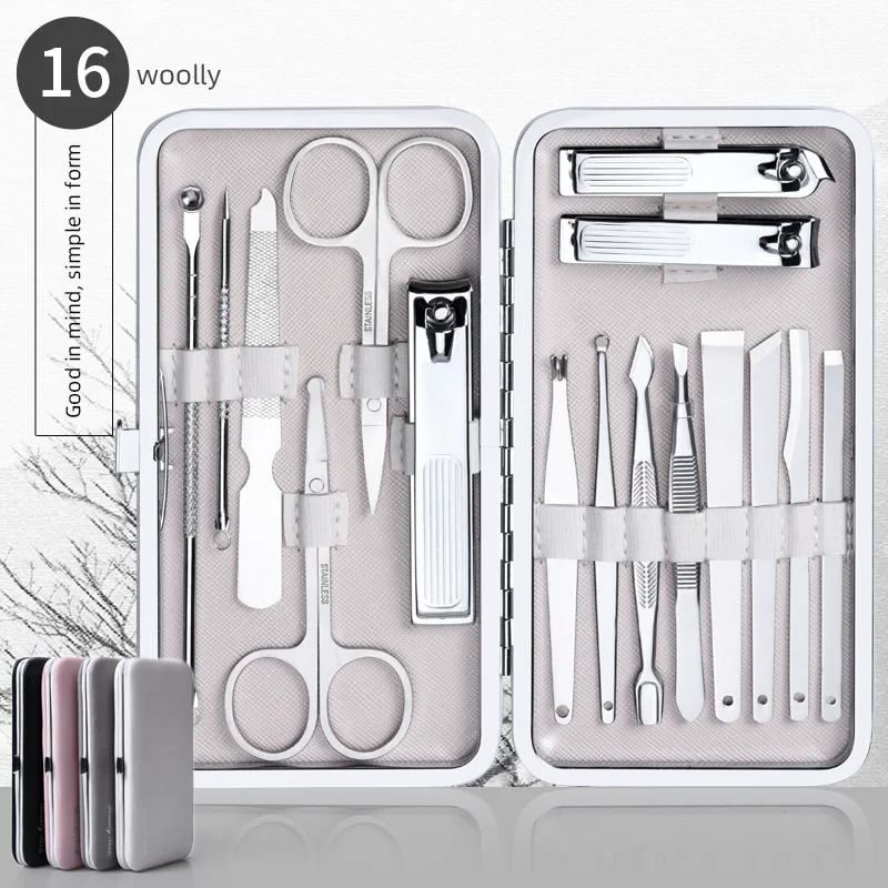 

High-quality stainless steel manicure set stainless pedicure care tools manicure & pedicure set