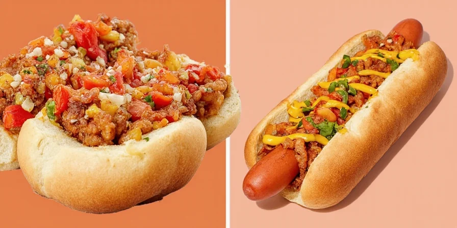 Sumac and Pickled Mustard Seeds Hot Dog