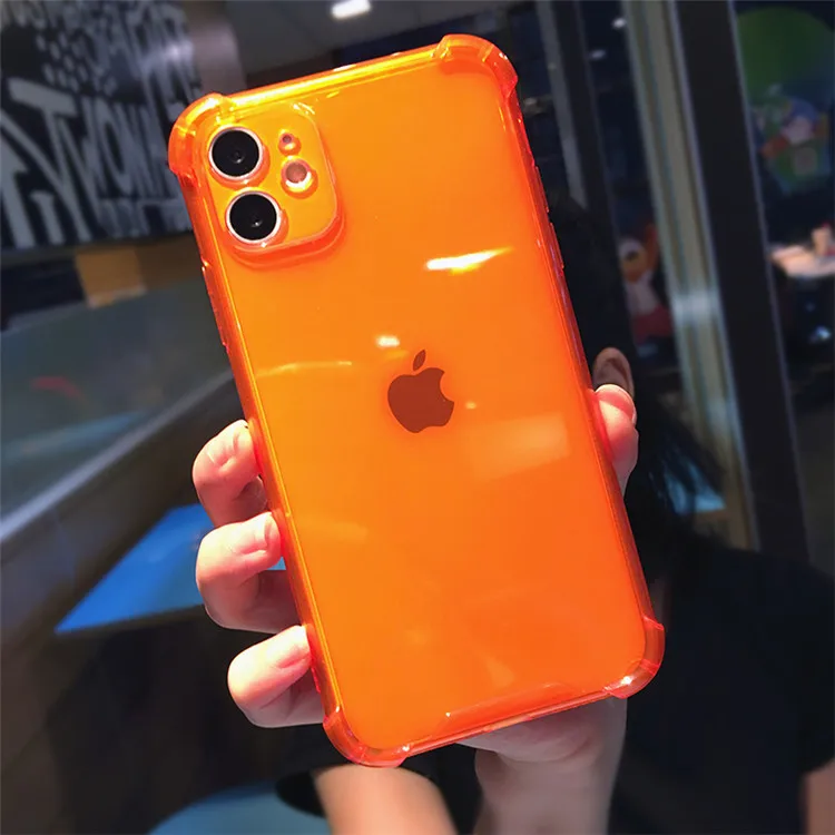

New Style Phone Case Fluorescent Shock Proof Phone Case Neon For Iphone 11 pro