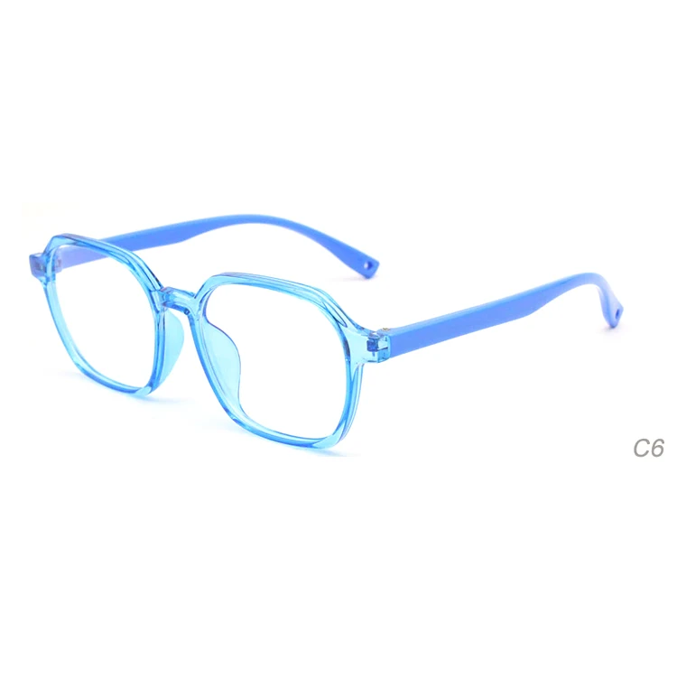 

2021 Hot Sales Custom Fashion Design Eyeglass Blocking Blue Light Glasses Kids TR90, Custom colors