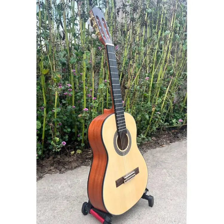 Aiersi Hot Sale  Music Instrument Custom Classic Guitar 36 Inch  Wholesale  Nylon String Classical Guitar for Students