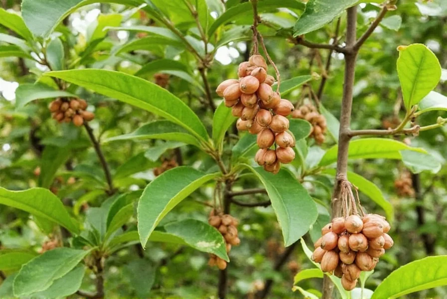 Traditional method of harvesting true cinnamon bark