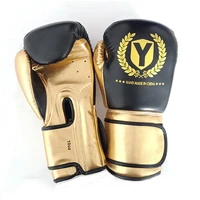 

High quality professional custom leather kick boxing gloves with customized logo