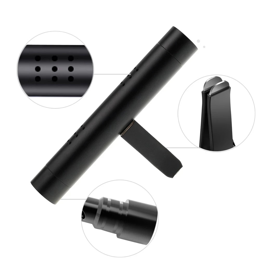 2 Packs Custom Car Vent Clip Cylindrical Essential Oil Car Diffuser