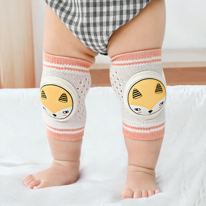 

Hot Sale Infant Toddler Baby Crawling Anti-Slip Kneepad Crawling Safety Protector Leg Warmers, Customized color