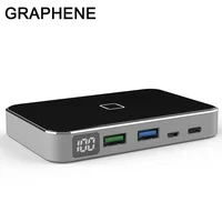 

RIY fast charge wireless 60W charger Graphene battery powerbank power bank