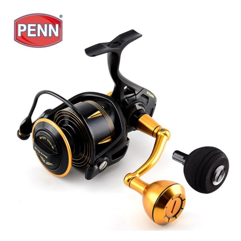 

PENN Slammer III 3500 4500 5500 6500 7500 8500 9500 10500 Indicators Eltric FisHing Equipment Accorocies Spinning Fishing Reel, Black