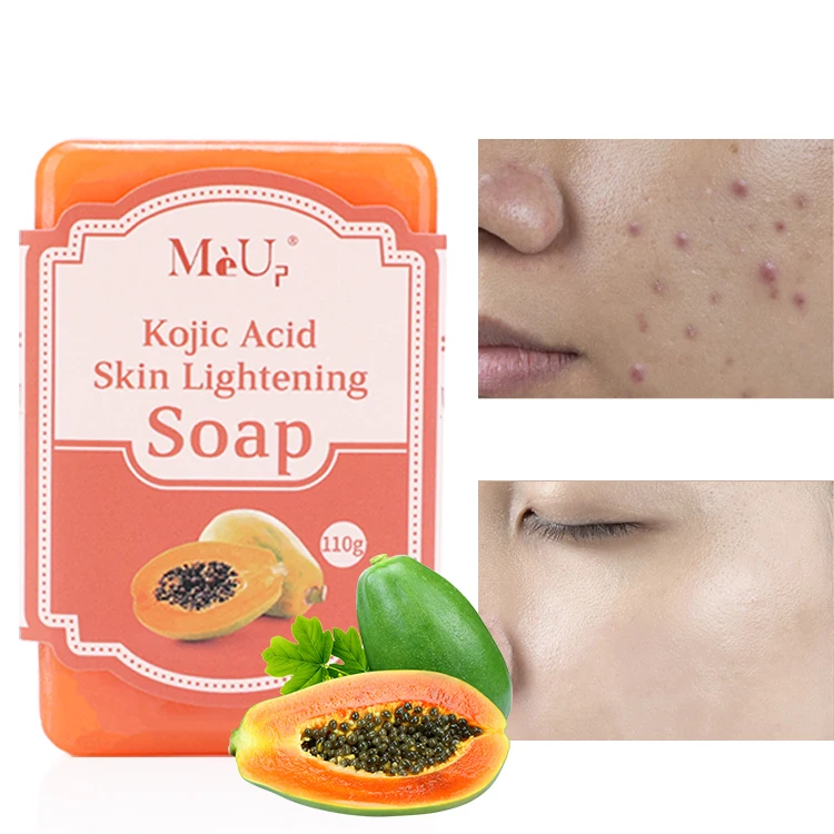 

wholesale private label papaya soap bar handmade brightening skin whitening kojic acid soap