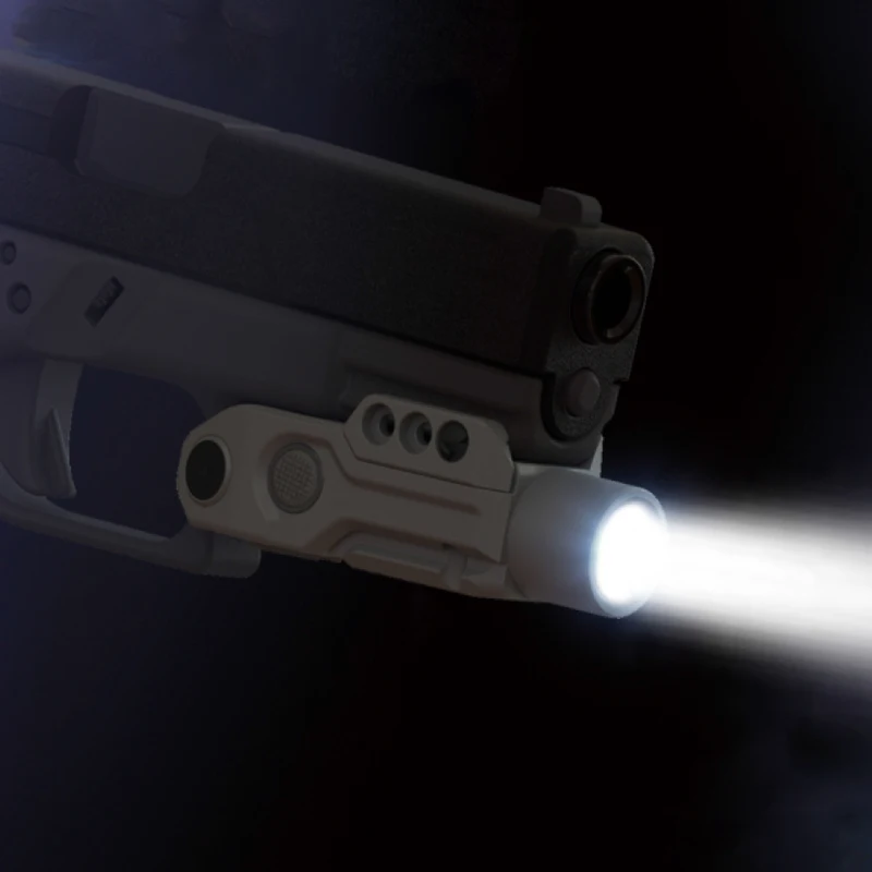 

Laserspeed Tactical Pistol led flashlights 450lm with Low/High/Strobe Mode Smart-sensor Switch