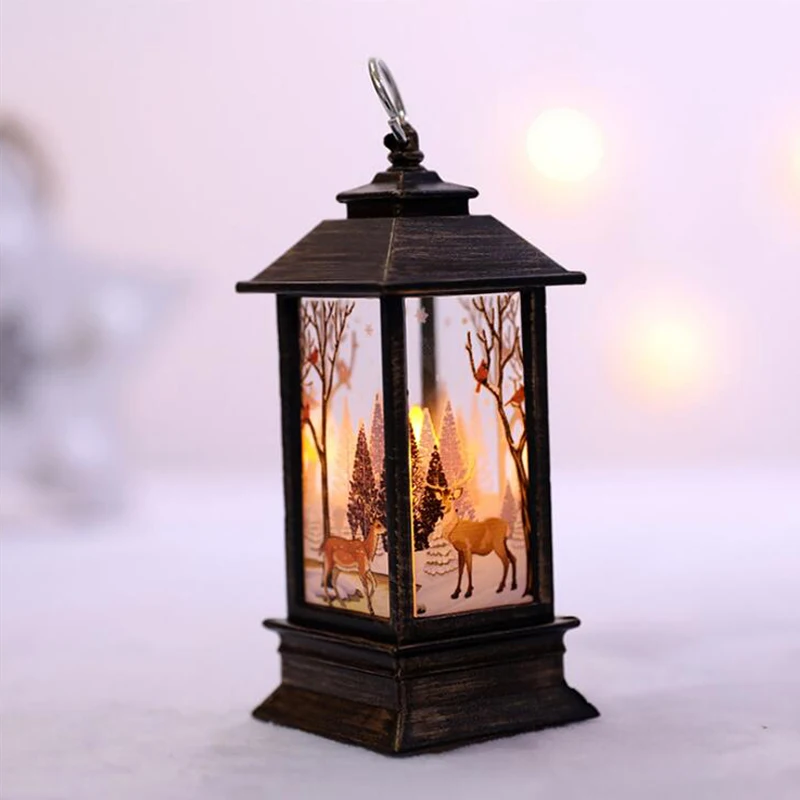 
2020 New Arrival Lantern Christmas Glitter Lamp Party Supplies Festival Xmas Gift Outdoor Decoration Tree Ornaments 