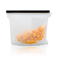 

Reusable Silicone Food Storage Preservation Bags, Silicone Cooking Bag for Refrigerator Microwave Oven