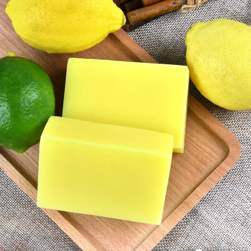 Natural Vegan Skin Lightening Whitening Lemon Hand Made Soap with Private Label