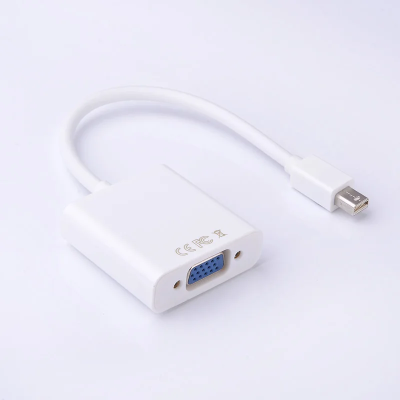 
Clearance Mini DP to VGA Video Adapter 1080p Thunderbolt Display Port to VGA Cables Mini DP to Vga 