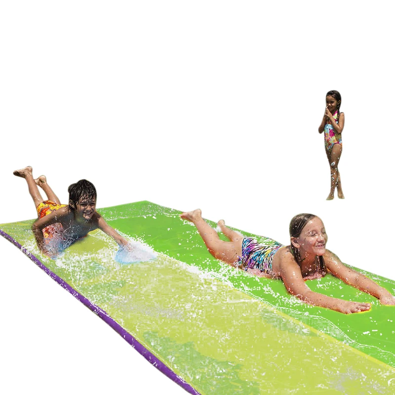 

Summer Backyard Water slide Kids Toy People for Garden Lawn New Water Slides 188 x 27 inches, Customized color