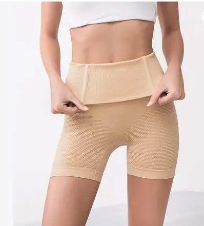 

Sexy Women Corset Bodysuit Tummy Control Shorts High Waist Panty Mid Thigh Butt Lifter Body Shaper Bodysuit Shaping Pants, Black skin