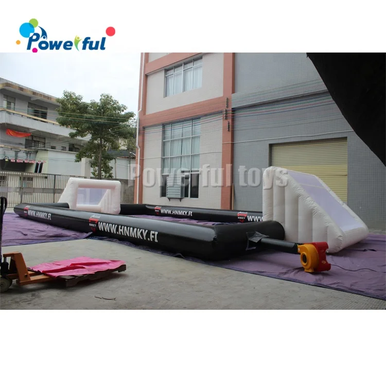 Ready to ship Small Size Outdoor Football Game Inflatable Soap Soccer Field