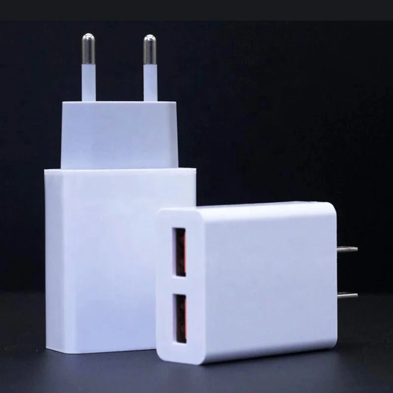 

Factory wholesale 5V2A 2 USB Dual Ports Quick Charge usb wall travel charger adapter mobile phone charger for iphone samsung mob