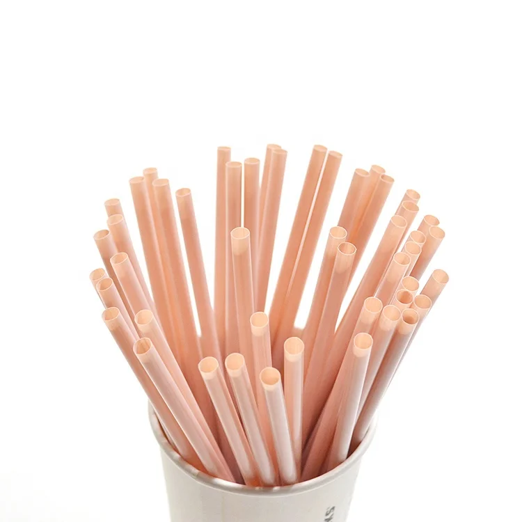 

Biodegradable drinking straw disposable straw for drinking, Pink