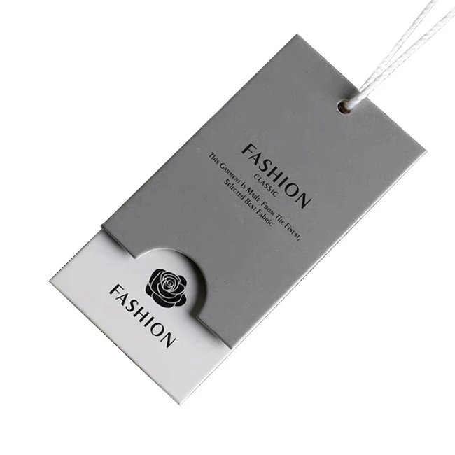 

high quality factory wholesale clothes tags with logo, Custom color