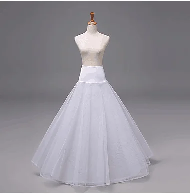 
long White under skirt Net Crinnolines Petticoat for flower girl dresses and wedding dresses 