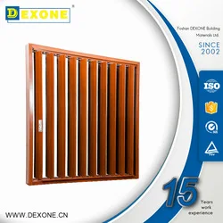 6063-T5 metal louvered shutters as Building Facade