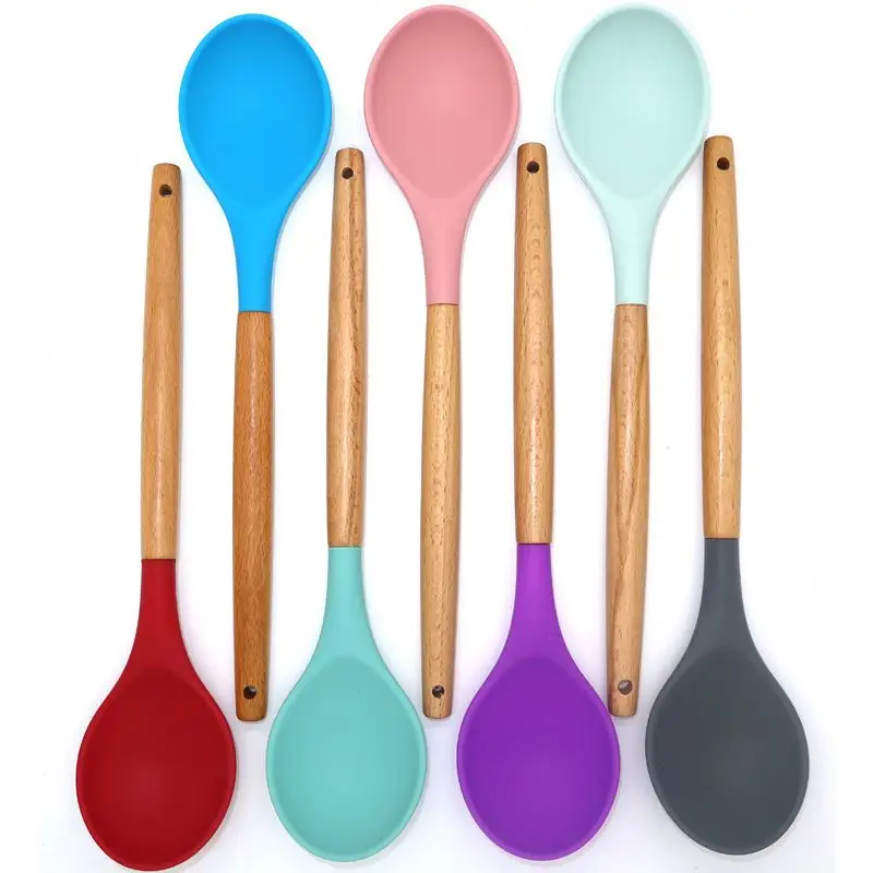 

5Piece Nonstick Stainless Steel and Silicone Nordic Utensils Kitchenware Baking Tools Kitchen Accessories Cookware Sets