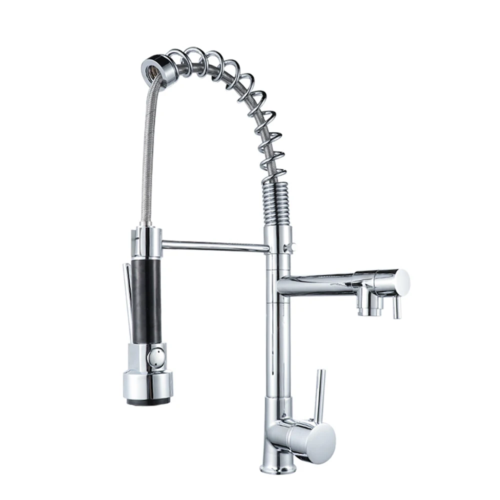 Tb-kp014 Tengbo Spring Brass Double-handle Tuscany Kitchen Faucet ...