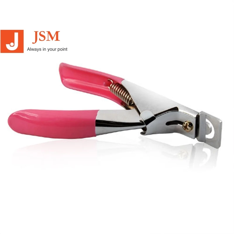 

Art Acrylic UV Gel False Nail Clipper Edge Cutter NT032, Hot pink