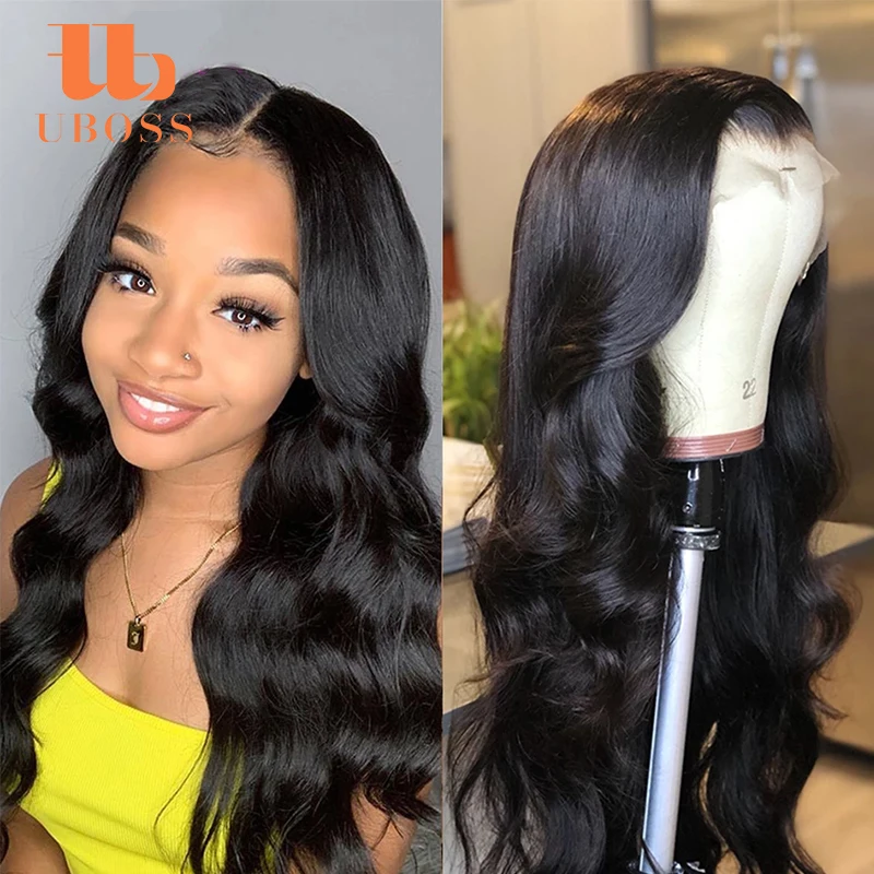 

100% Unprocessed Hair Products Body Wave Lace Frontal Wigs For Women