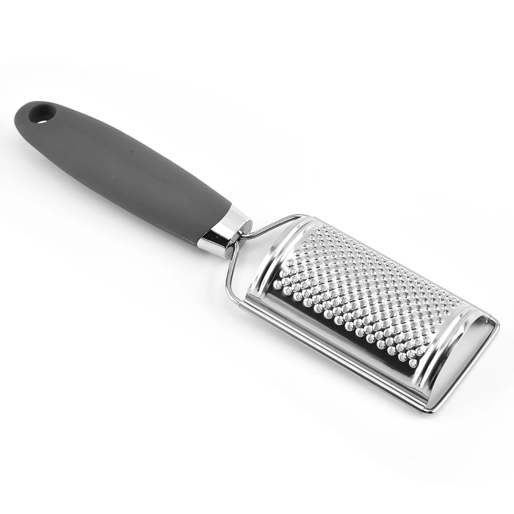 
America hot selling unique design in stock stainless steel 3pcs grater set with cleaning brush 