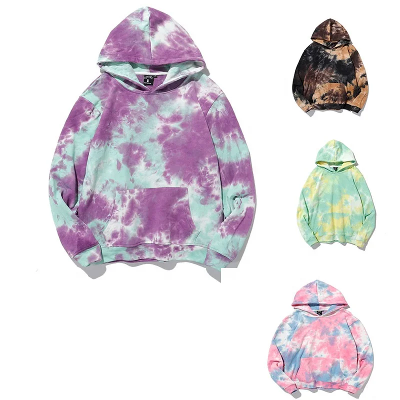 

Tie die hoodie custom 100% cotton hoodie men tye dye hoodies