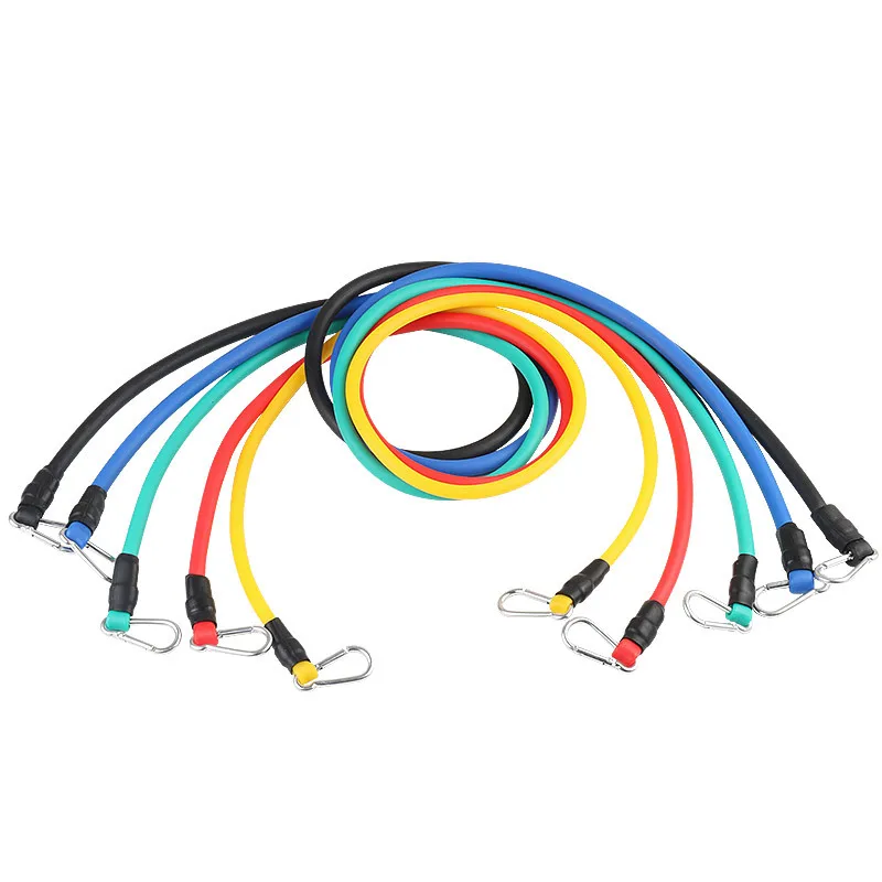 

The new listing custom logo resistor band tube sets pull up elastic 150 lb 11 gym equipment 11