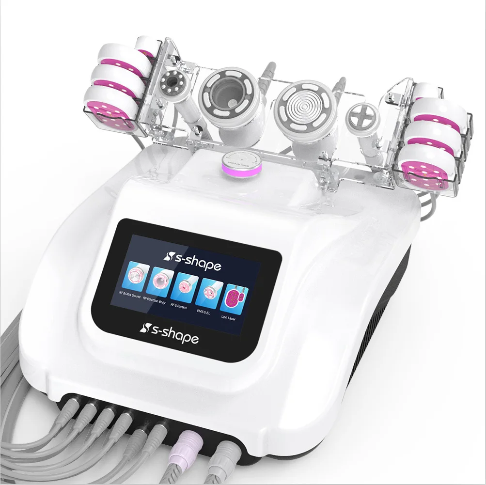 

MS-45T2SB Lipocavitation machine Cellulite removal Ultrasonic 30K Cavitation RF EMS EL V- Shape Face Rated S Machines