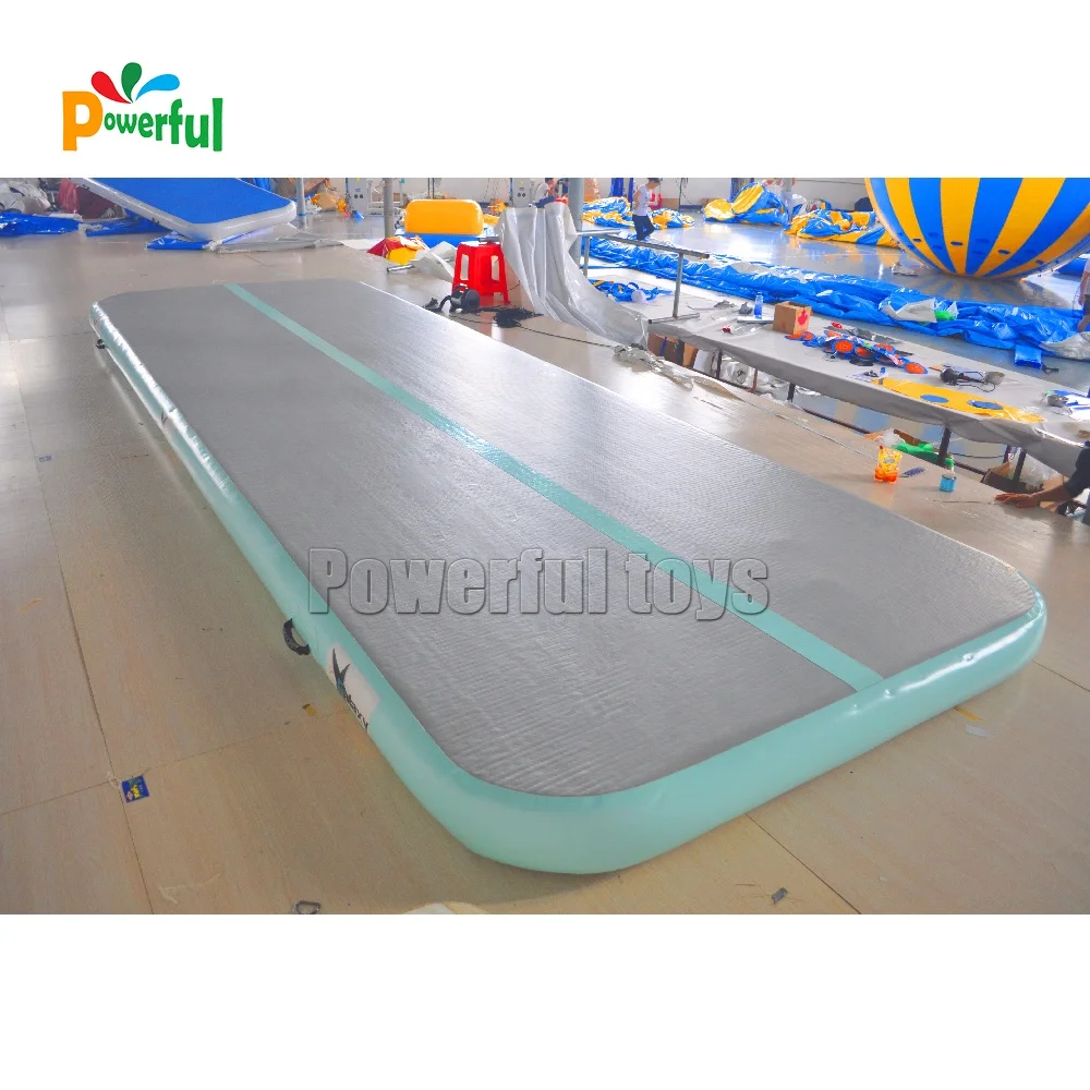 Mint green air floor air track gymnastics tumbling mat