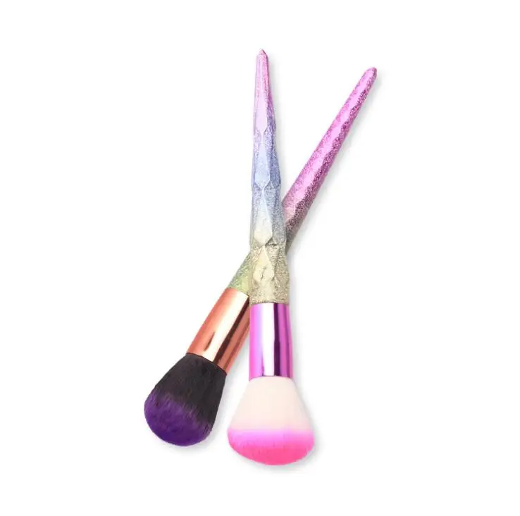 

Nail art colorful dust brush Nail long handle soft bristle dust brush, 8 colors