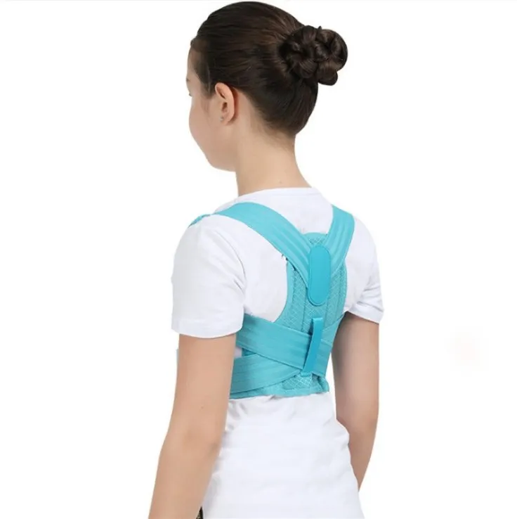

Children Back Orthosis Posture Trainer and Corrector Posture Corrector Shoulder Brace Back Support adjustable posture corrector, Pink blue