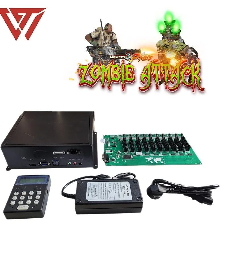 

High Profit Zombie Attack Fish Game Skill Shooting Game Arcade Casino Fish Game Tables Machine