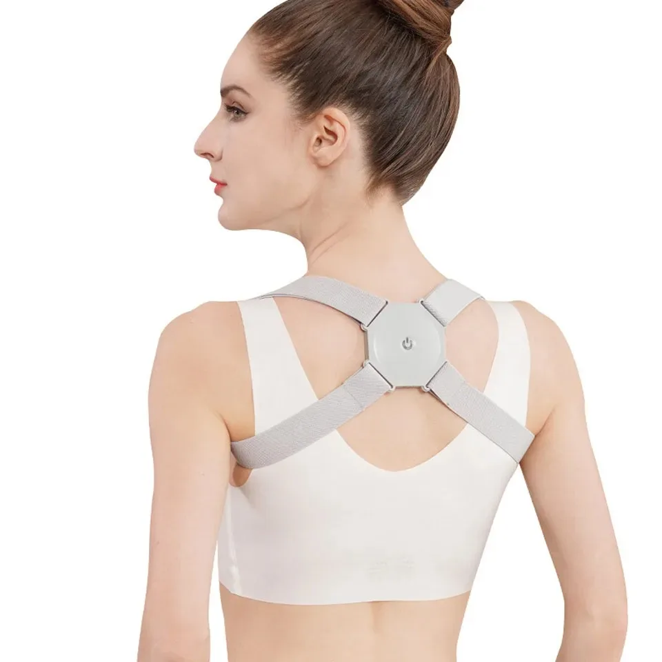 

Comfortable Upper and Back Brace smart sensor Adjustable Back Straightener Support belt Posture Corrector for Men and Women
