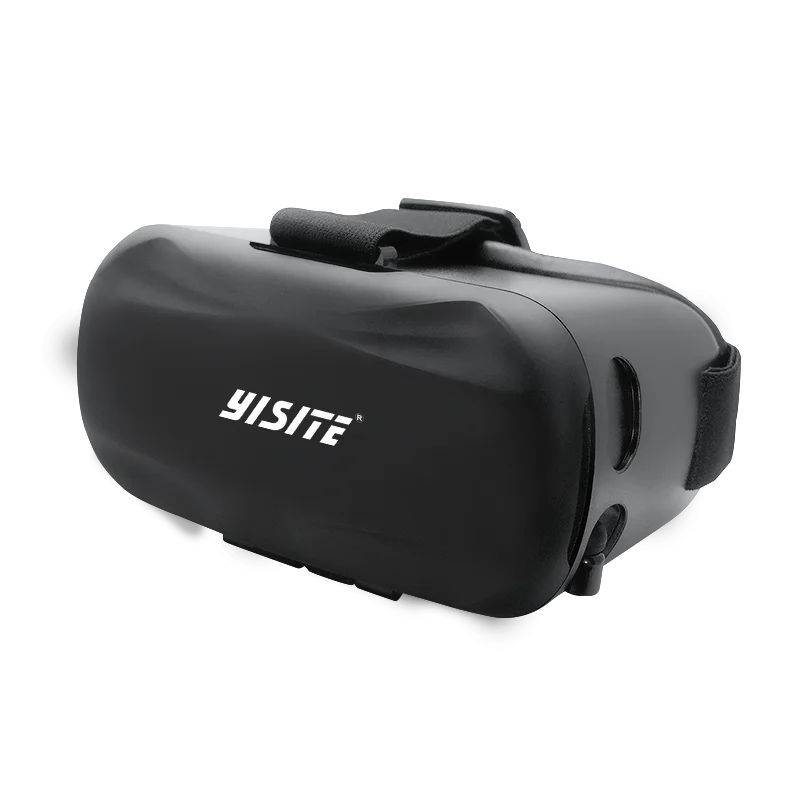 

3D leather cushion standalone virtual reality glasses box best vr, Black