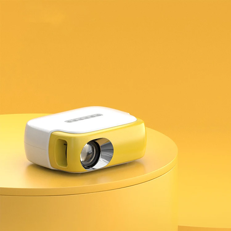 

Sainyer best competitive price projector 4k home theater portable kids gift projector, Yellow