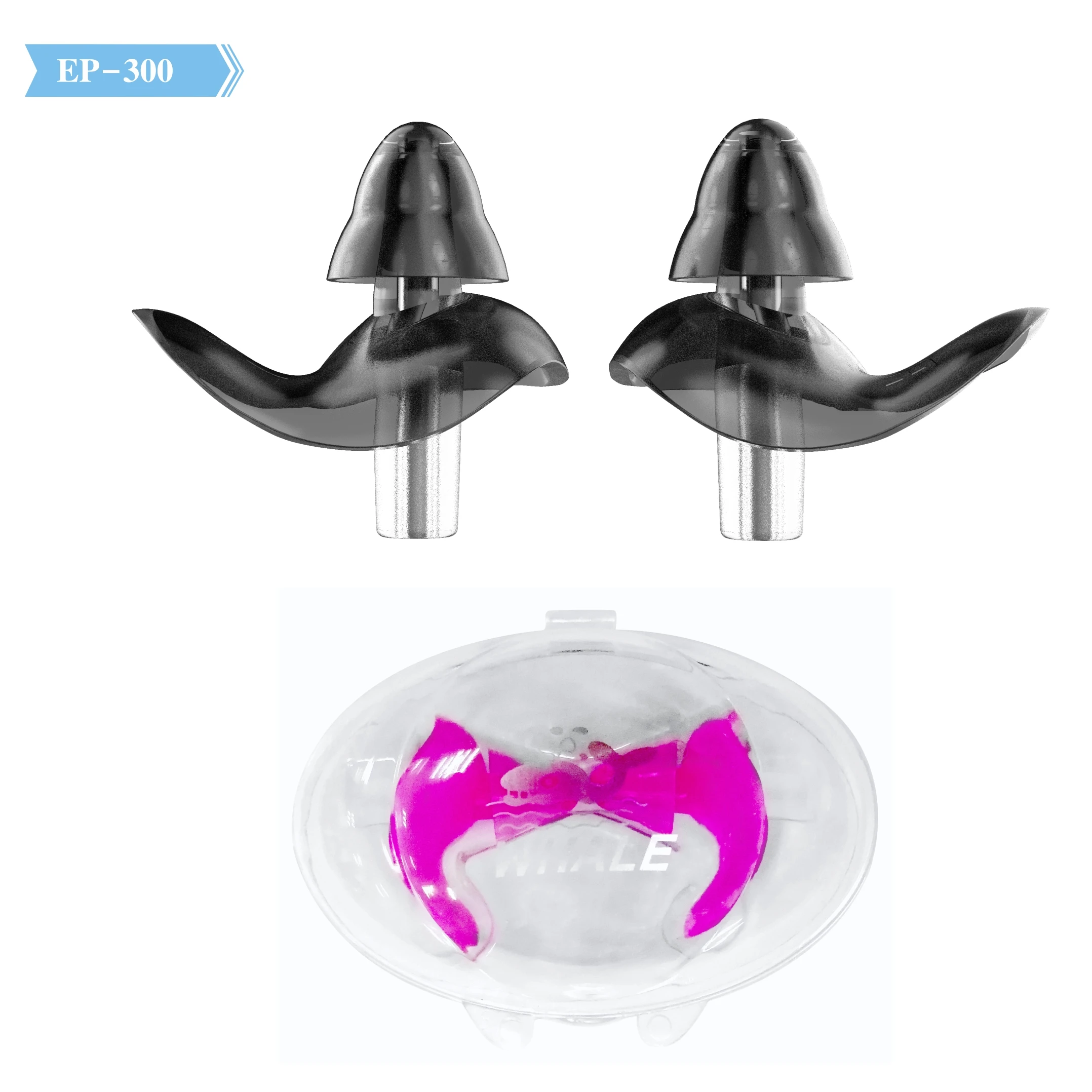

WHALE Dual Color Silicone Ear Plug For Swimming Waterproof New Design 1200pcs/lot