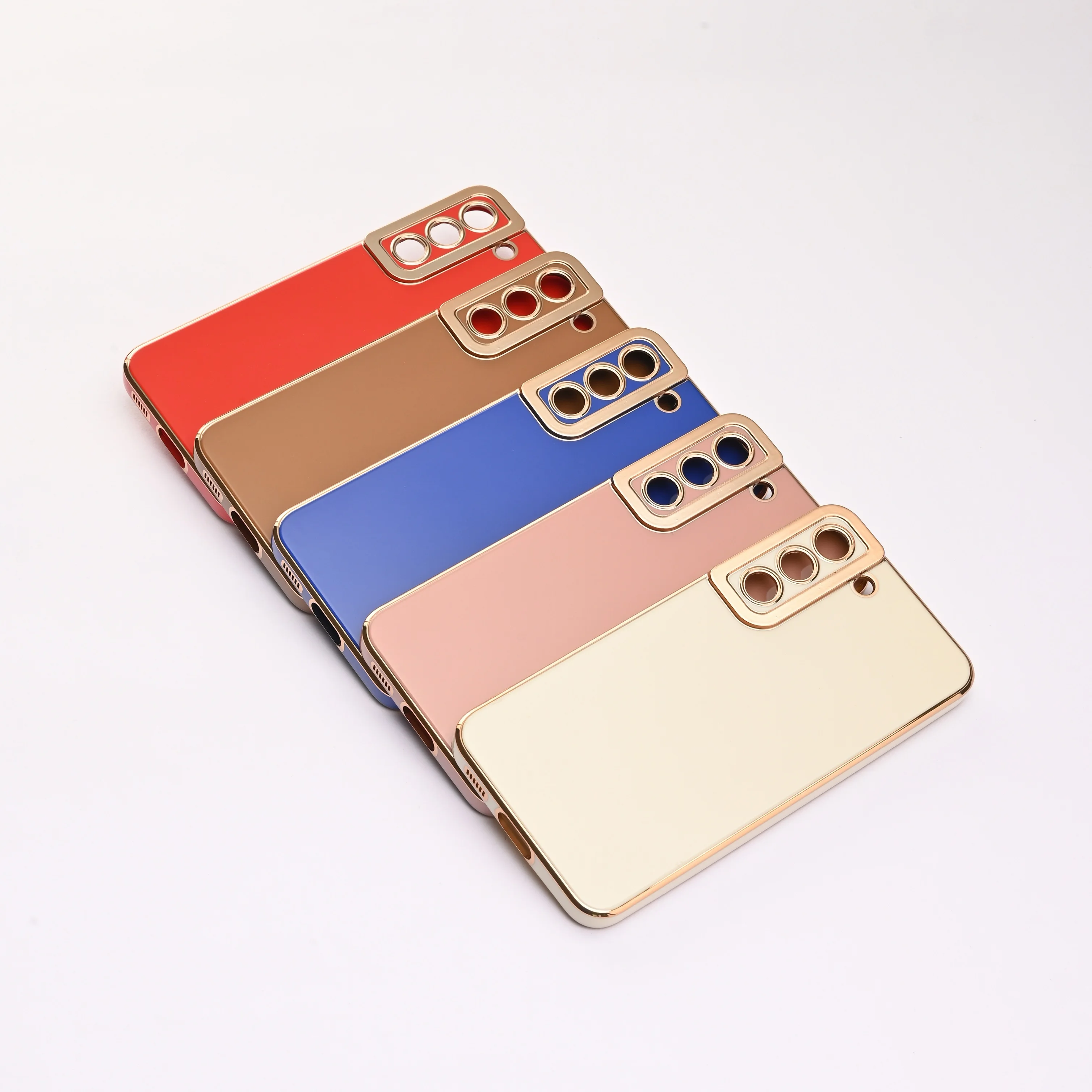 

New fashion design shockproof soft tpu electroplating cell Phone Case for Samsung S21 S22 S23 Ultra S21 FE