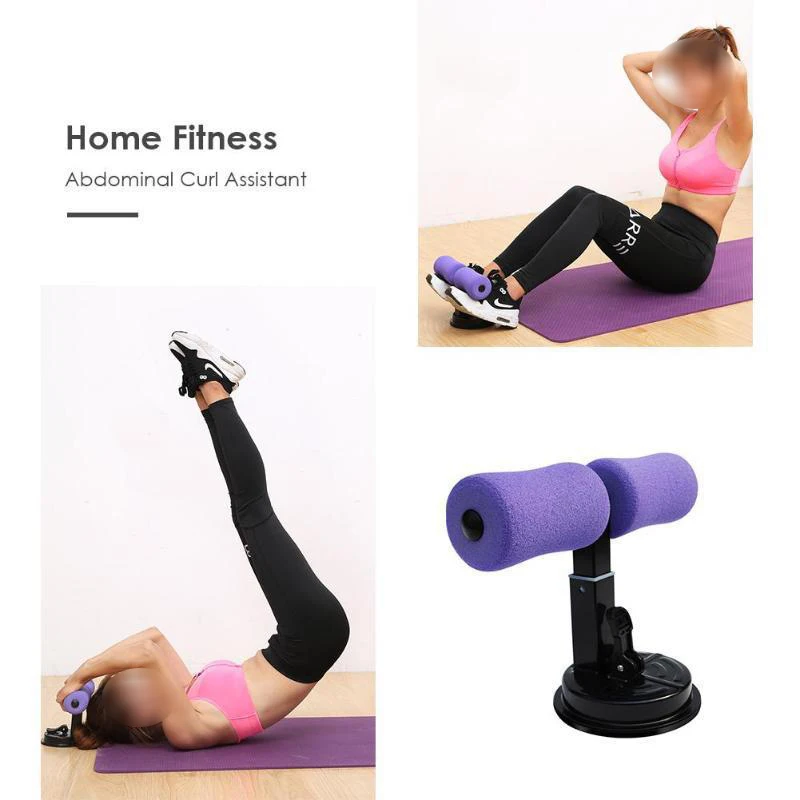AJF Sit-up Stand Suction Cup 5 Adjustable Abdominal Rolling Multi - Functional Exercise and Fitness Equipment Home,gym 0.85kg